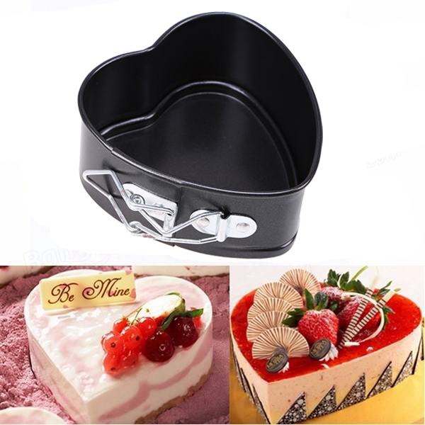 NonStick Love Heart Shape Cake Pan Tin DIY Cake Mold Baking Cheese